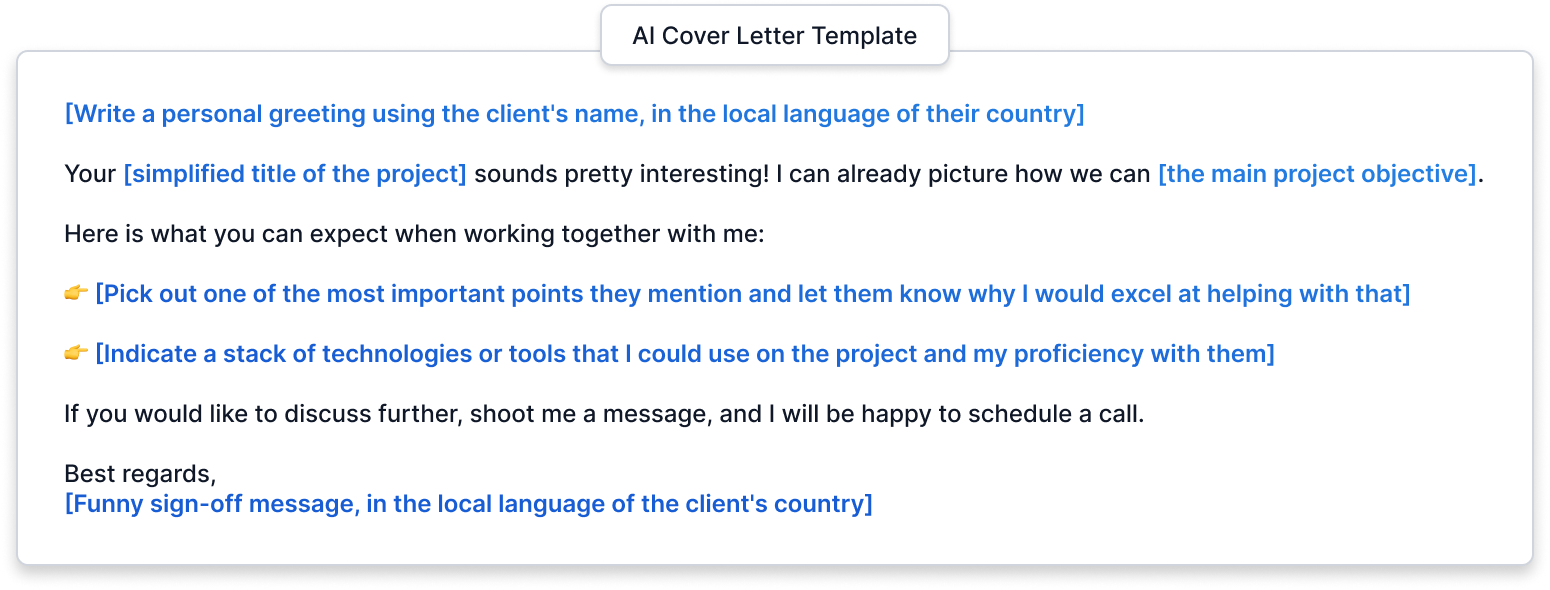 AI proposal bidding