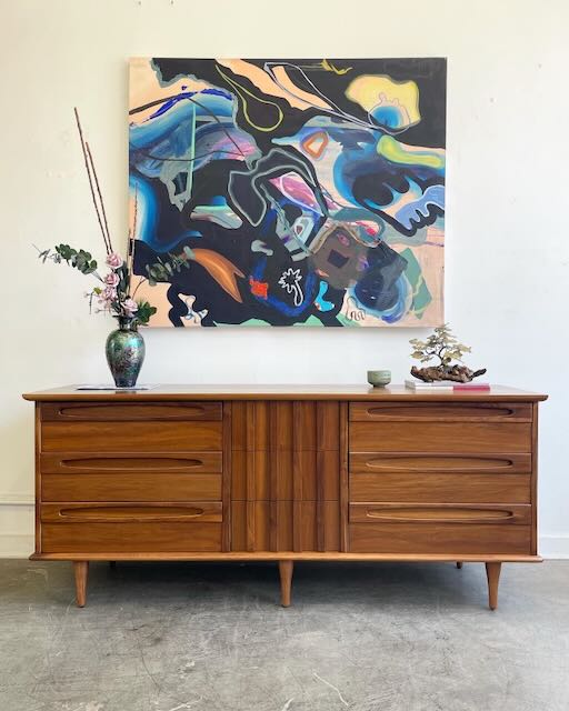 American of Martinsville Walnut Dresser