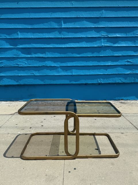 1970's Baughman Style Nesting Tables/Coffee Table