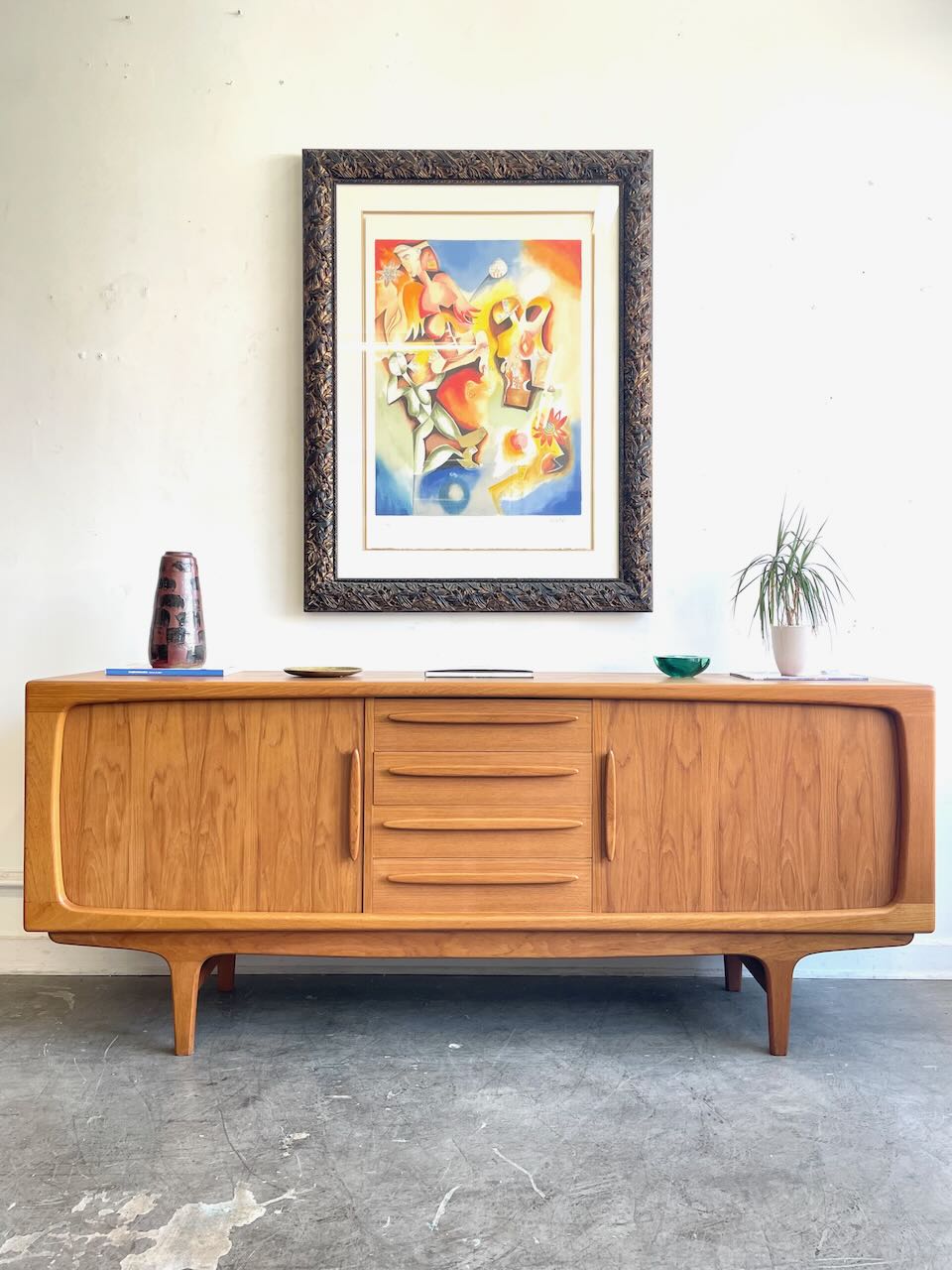 Johannes Andersen Silkeborg Teak Credenza