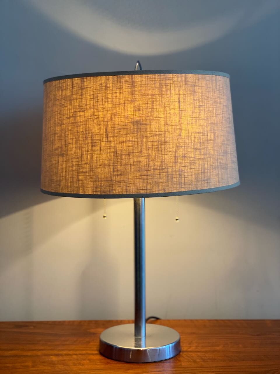Vintage Chrome Table Lamp