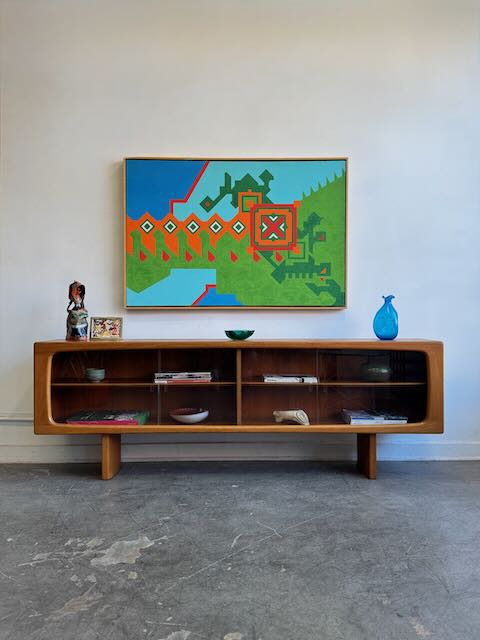 Johannes Andersen for Silkeboard Teak Display Cse