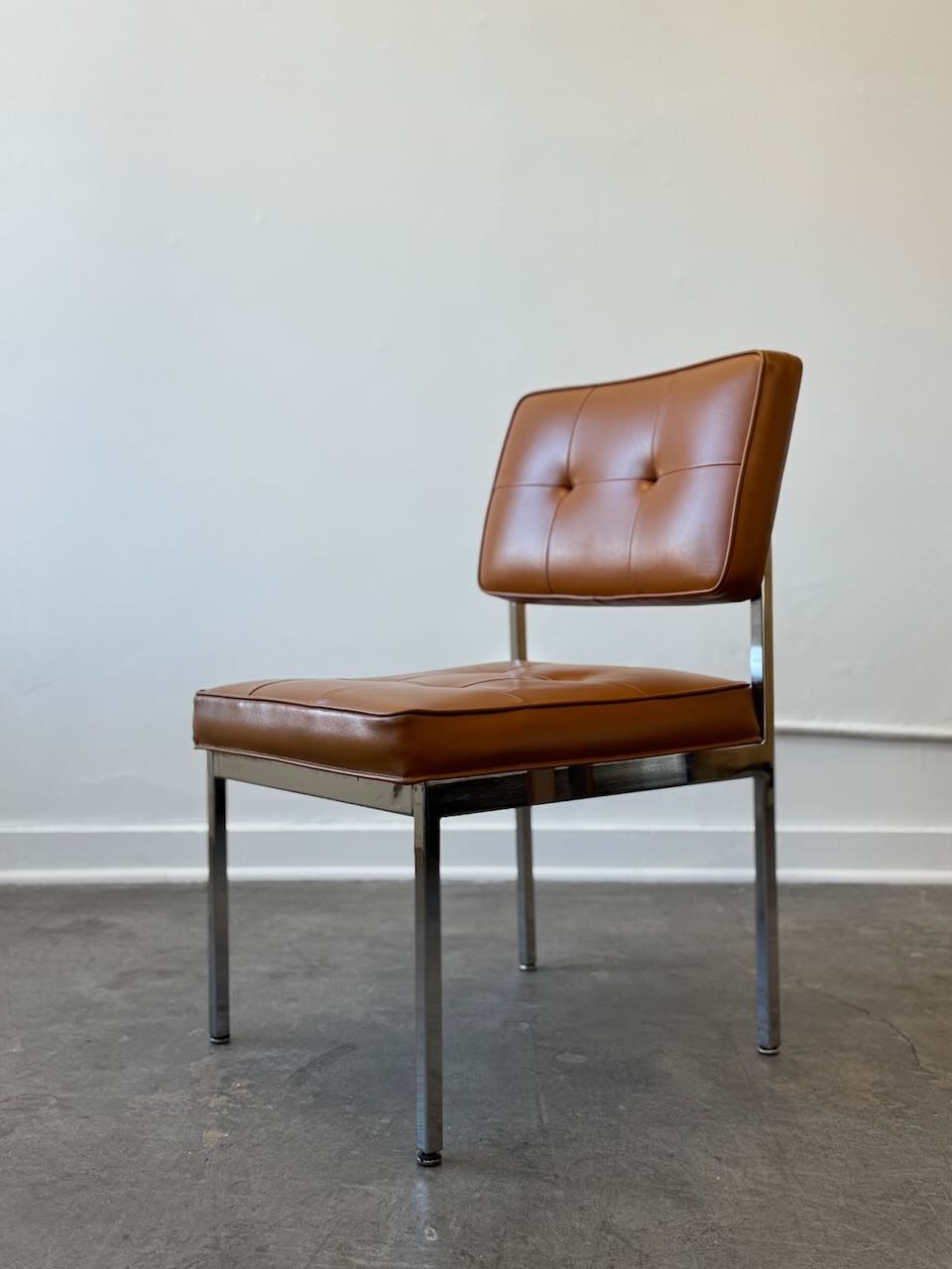 Shaw Walker Camel Vinyl Chair