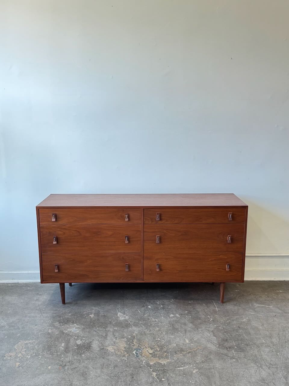 Glenn of CA Style Walnut Low Dresser
