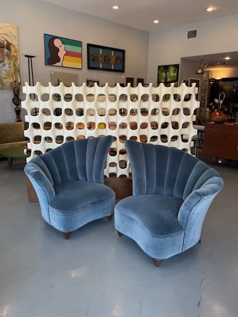 Pair of Art Deco Style Lounge Chairs