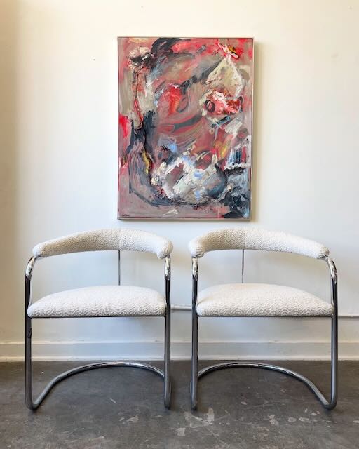 Vintage Pair of Anton Lorenz for Thonet Chairs