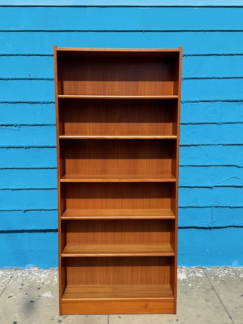 Danish Modern Teak Veneered Book Shelf