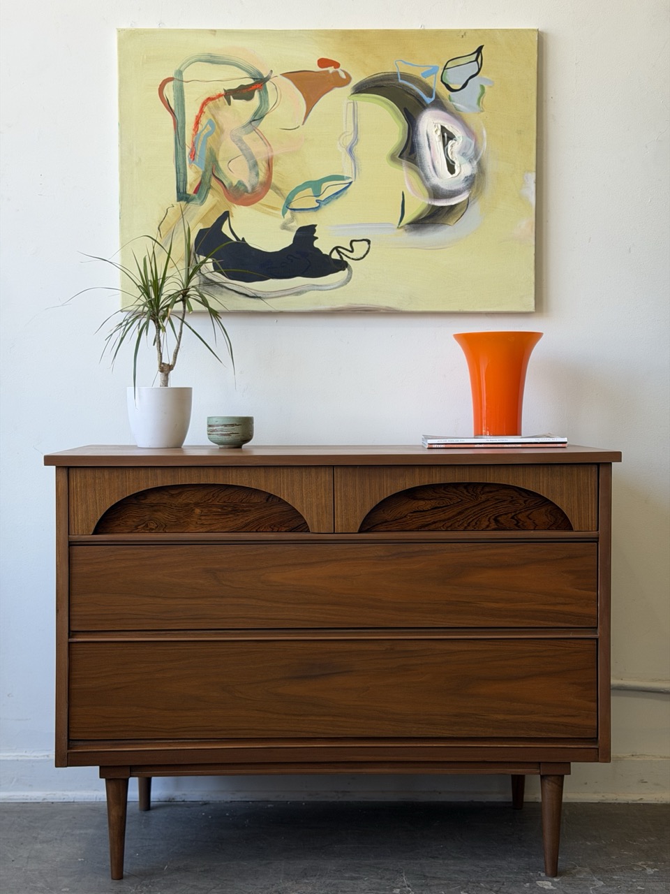 1960's Walnut & Rosewood Chest
