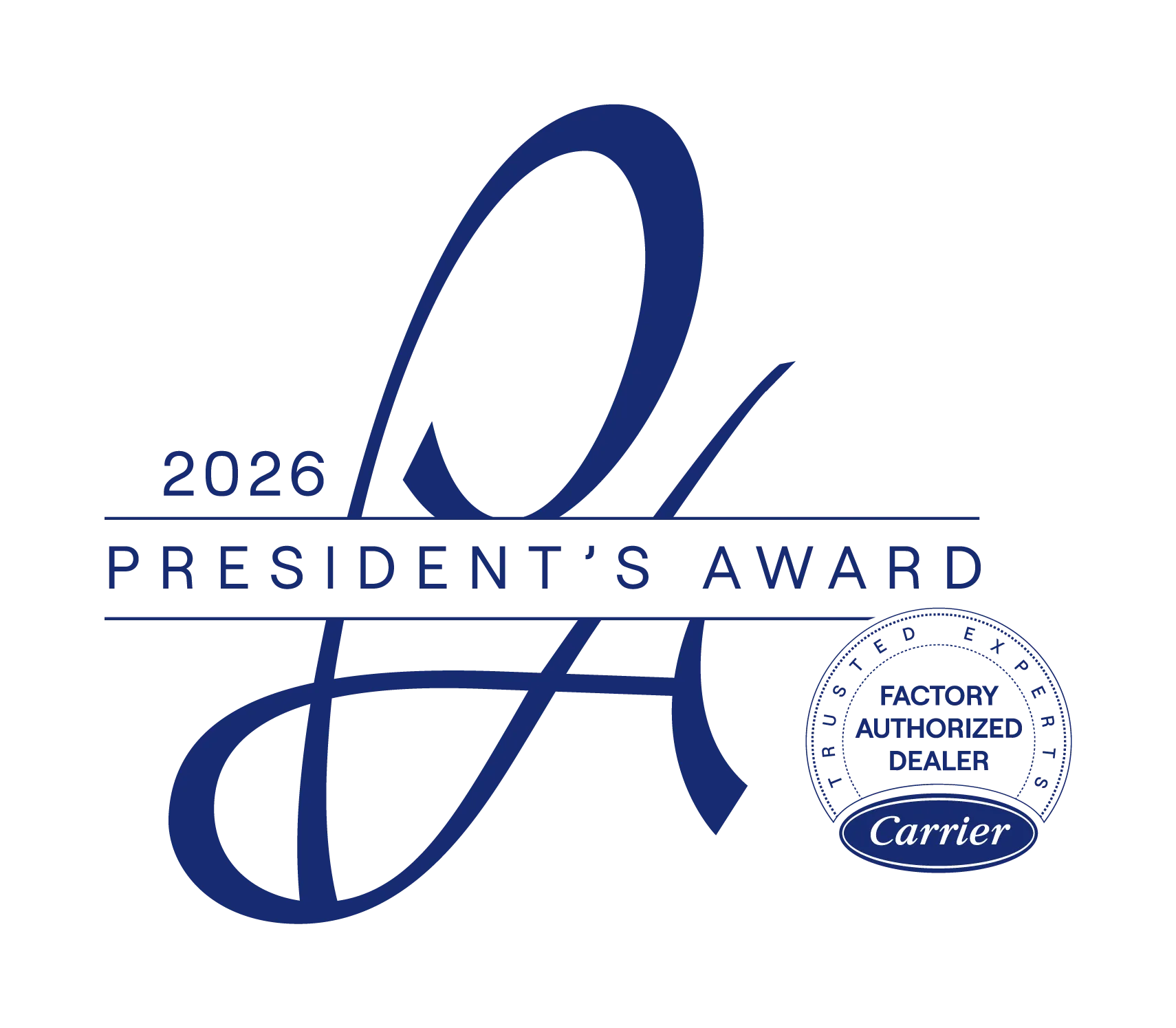 Carrier President's Award 2026, Factory Authorized Dealer