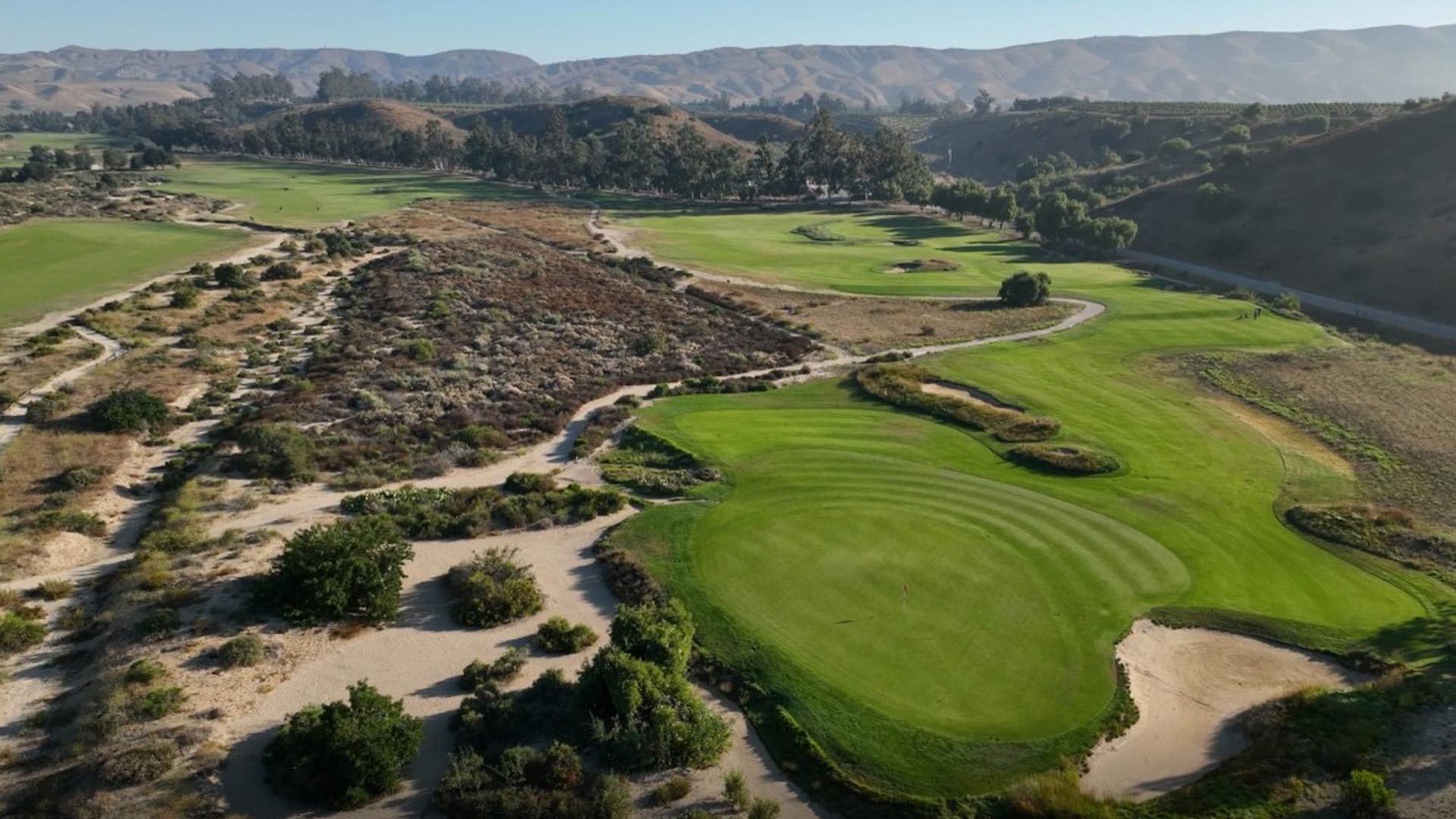Wide, firm fairways at Rustic Canyon Golf Course