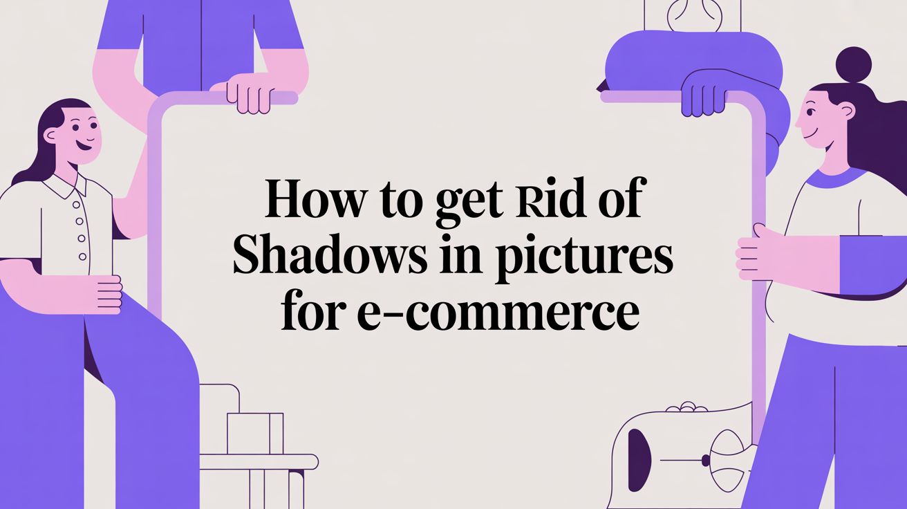 How to Get Rid of Shadows in Pictures for E-Commerce