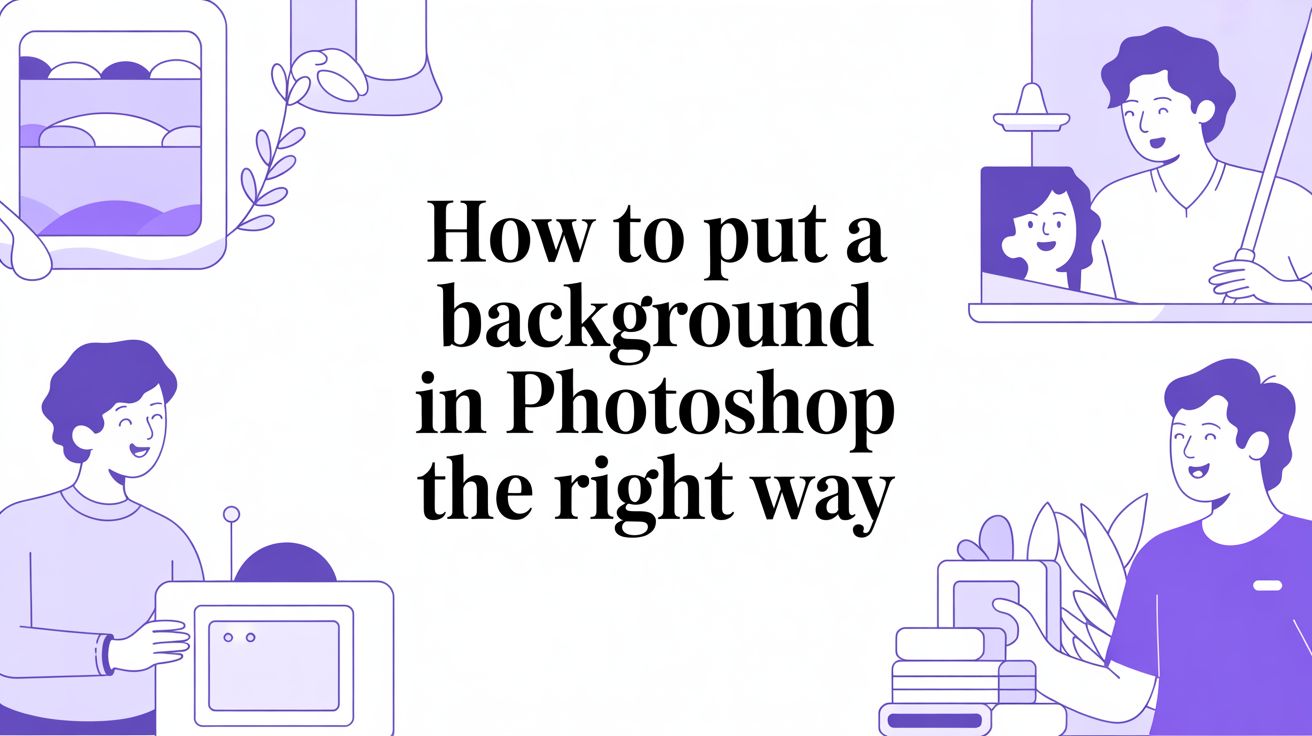 How to Put a Background in Photoshop For Flawless Product Images