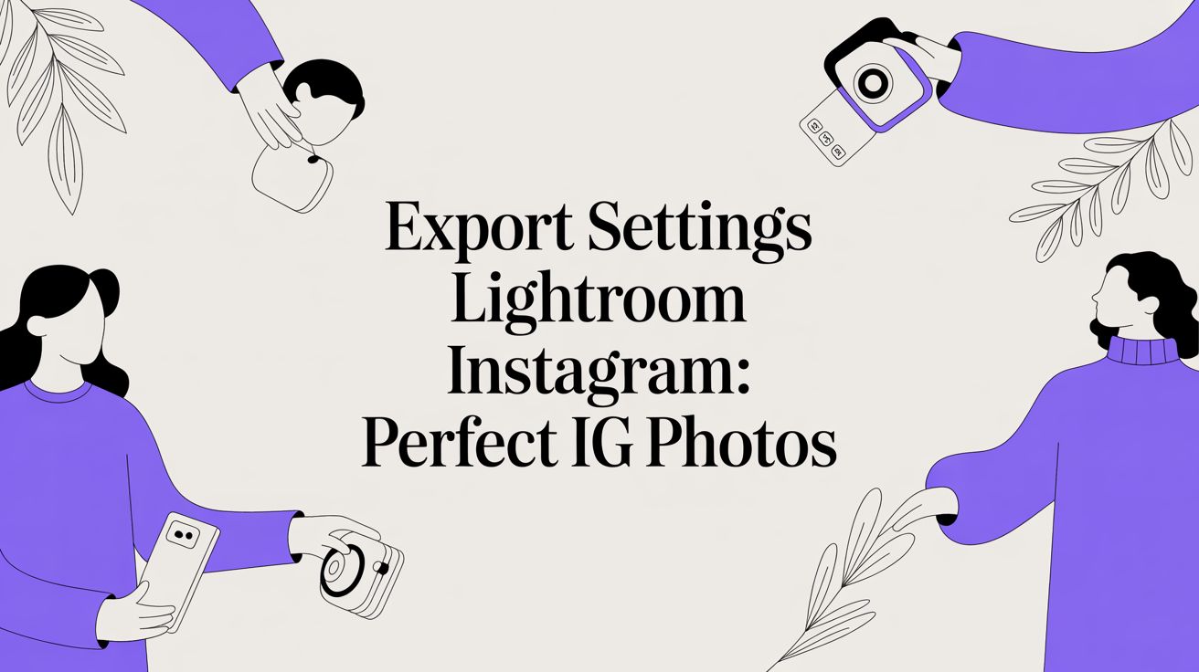 The Best Export Settings for Lightroom to Instagram in 2024