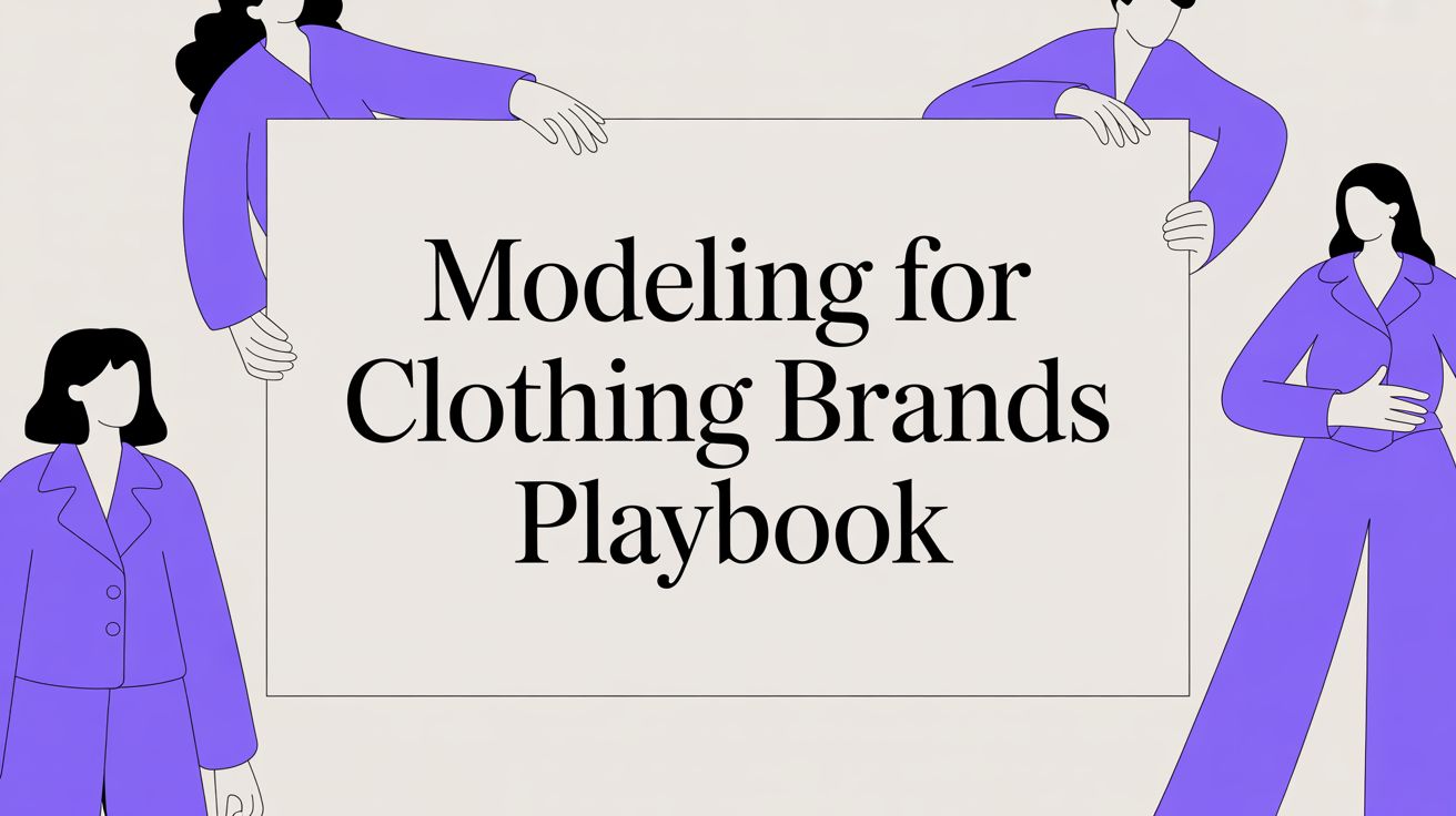 Modeling for Clothing Brands Playbook: AI Fashion Photography