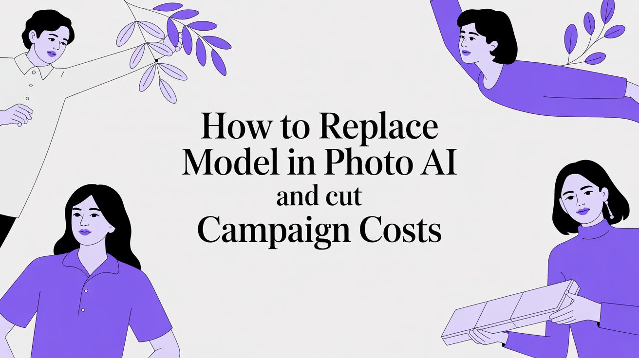 How to Replace a Model in a Photo With AI and Cut Campaign Costs