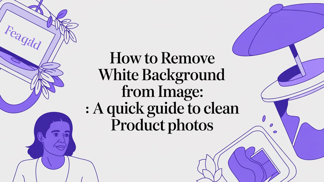 How to Remove a White Background from an Image for Clean Product Photos