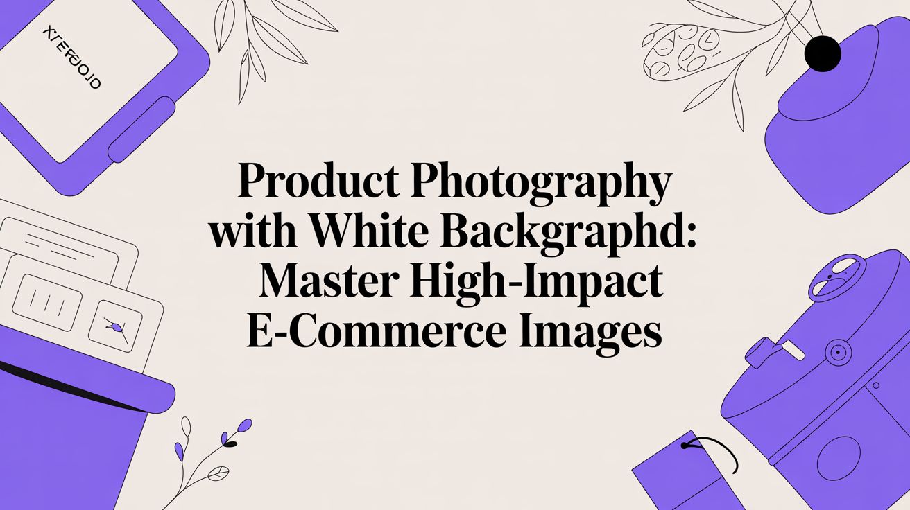 How to Create Product Photography with a White Background That Sells