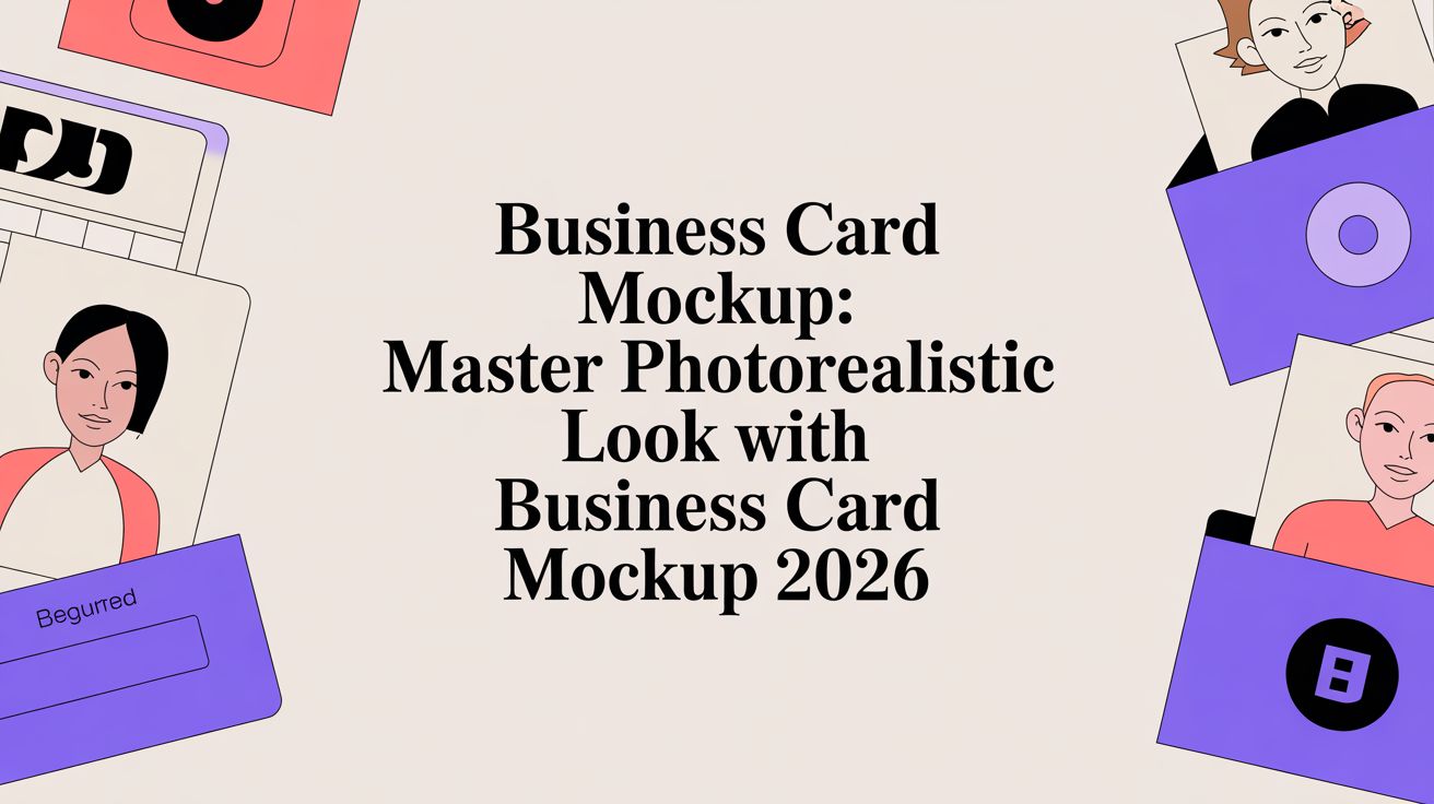 Business Card Mockup: How to Create Photorealistic Brand Assets