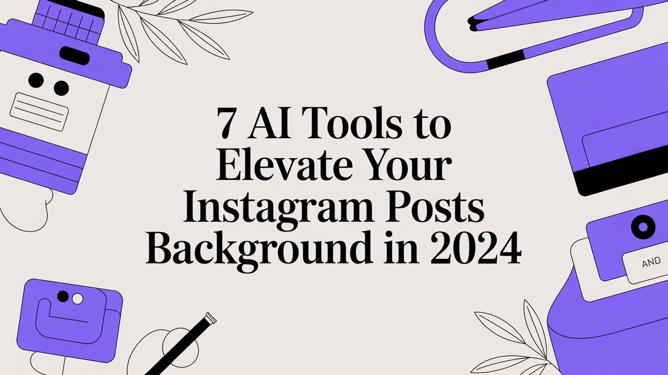 7 AI Tools to Elevate Your Instagram Posts Background in 2024