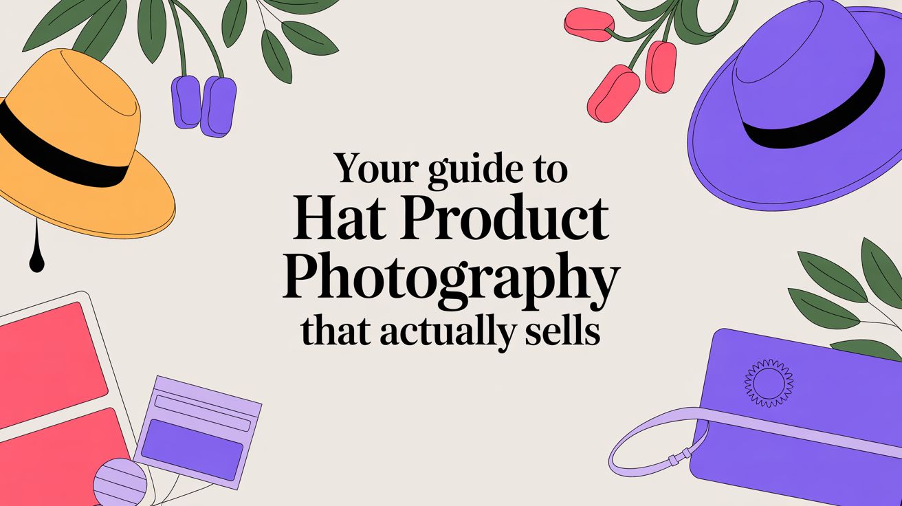 Your Guide to Hat Product Photography That Actually Sells