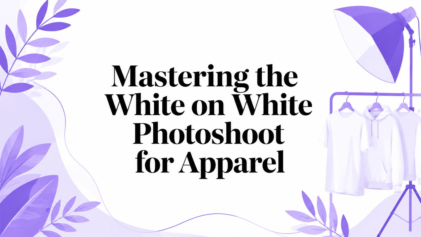 Mastering the White on White Photoshoot for Apparel