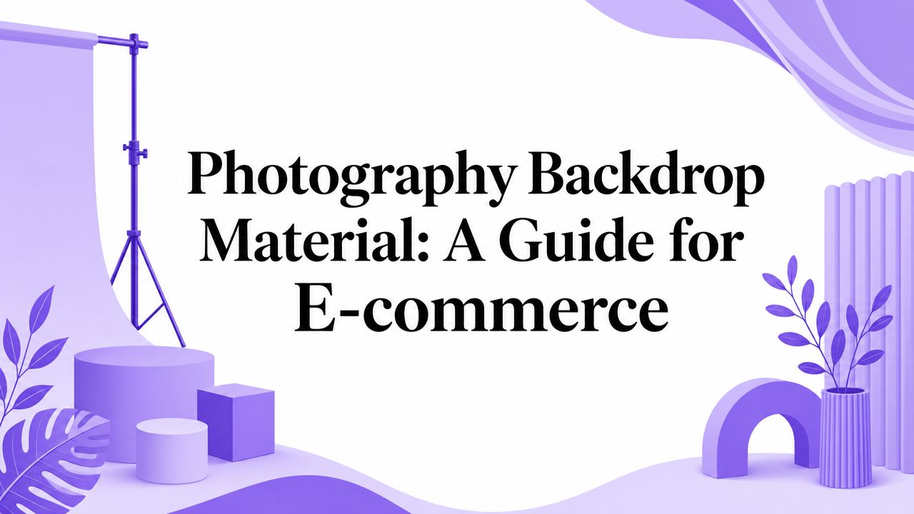 Photography Backdrop Material: A Guide for E-commerce