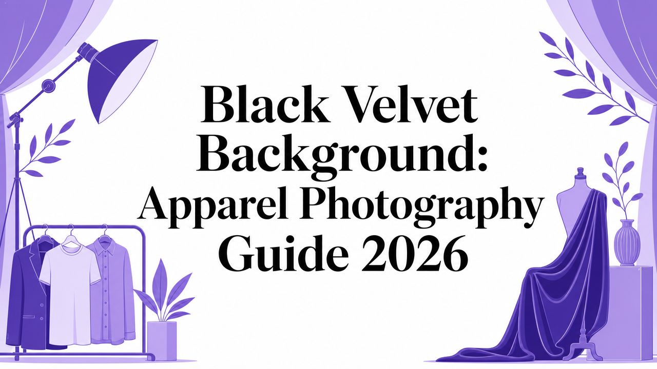 Black Velvet Background: Apparel Photography Guide 2026