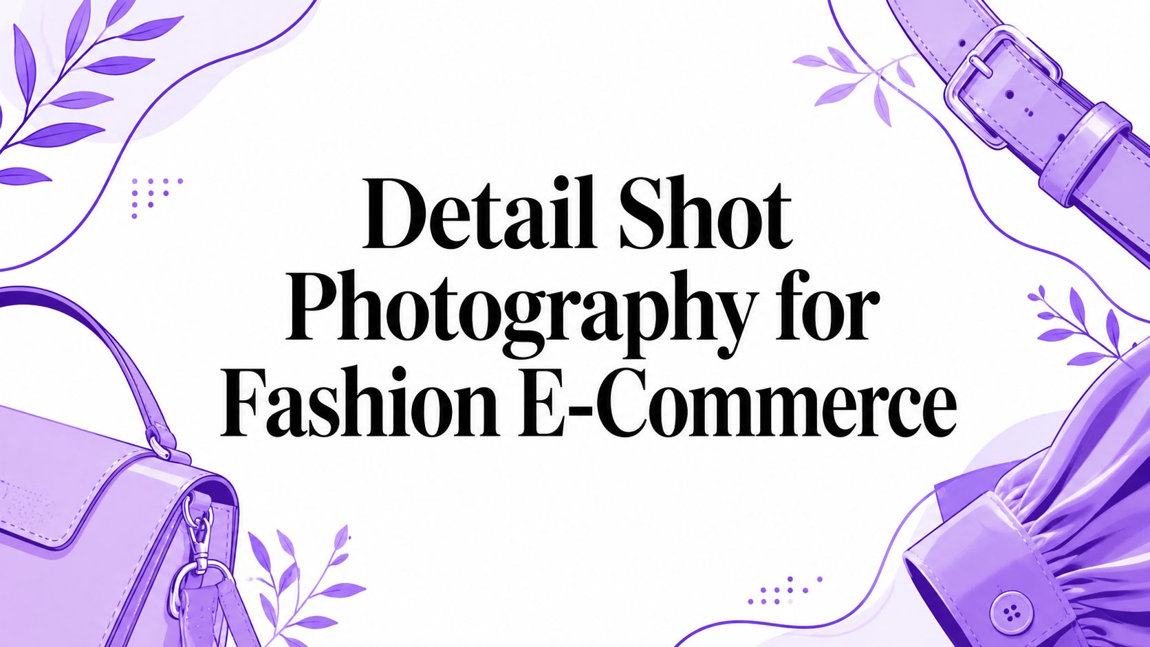 Detail Shot Photography for Fashion E-Commerce