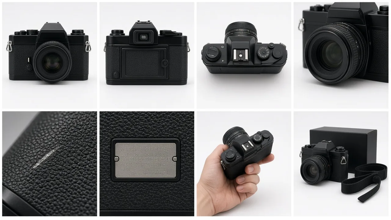Example eBay listing photo gallery for a used camera