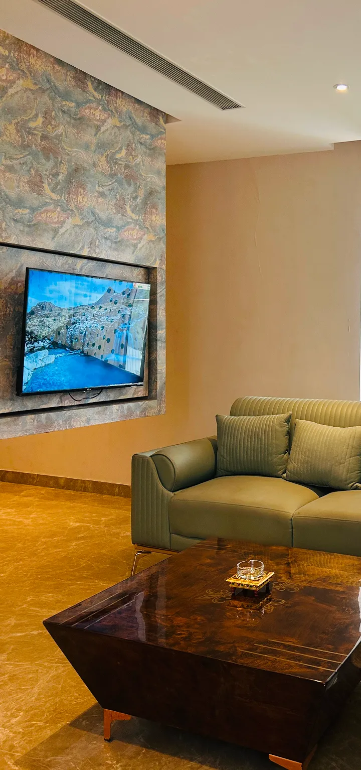 Luxury serviced apartment interior in DLF Cyber City Gurgaon by Perch Serviced Apartments