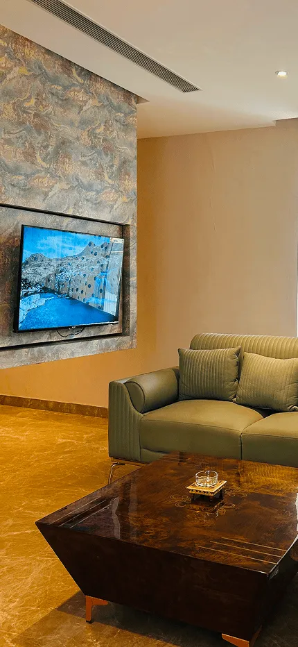 Luxury serviced apartment interior in DLF Cyber City Gurgaon by Perch Serviced Apartments