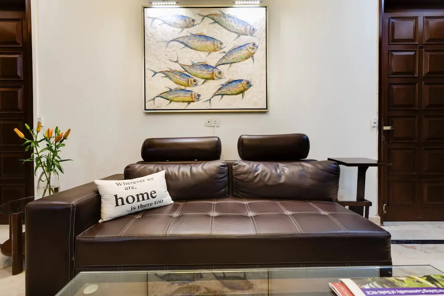 Sufficient soft furniture and space to sit in the 5BHk at Perch Arbor Suites near Galleria