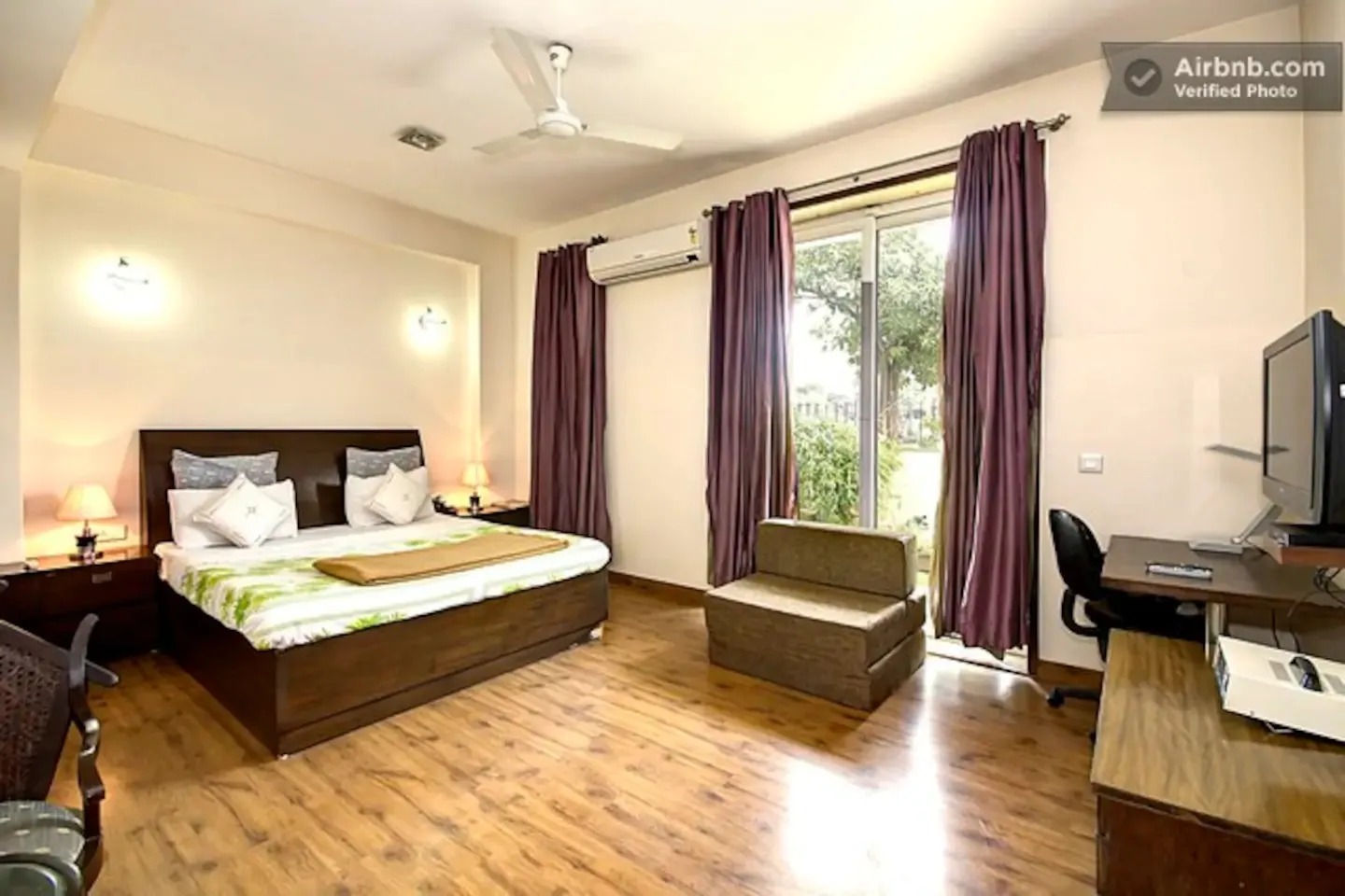Sunlight streaming into the 2 BHK serviced apartment managed by perch available for short term, long term rent. The apartment is ideal for corporates, 
