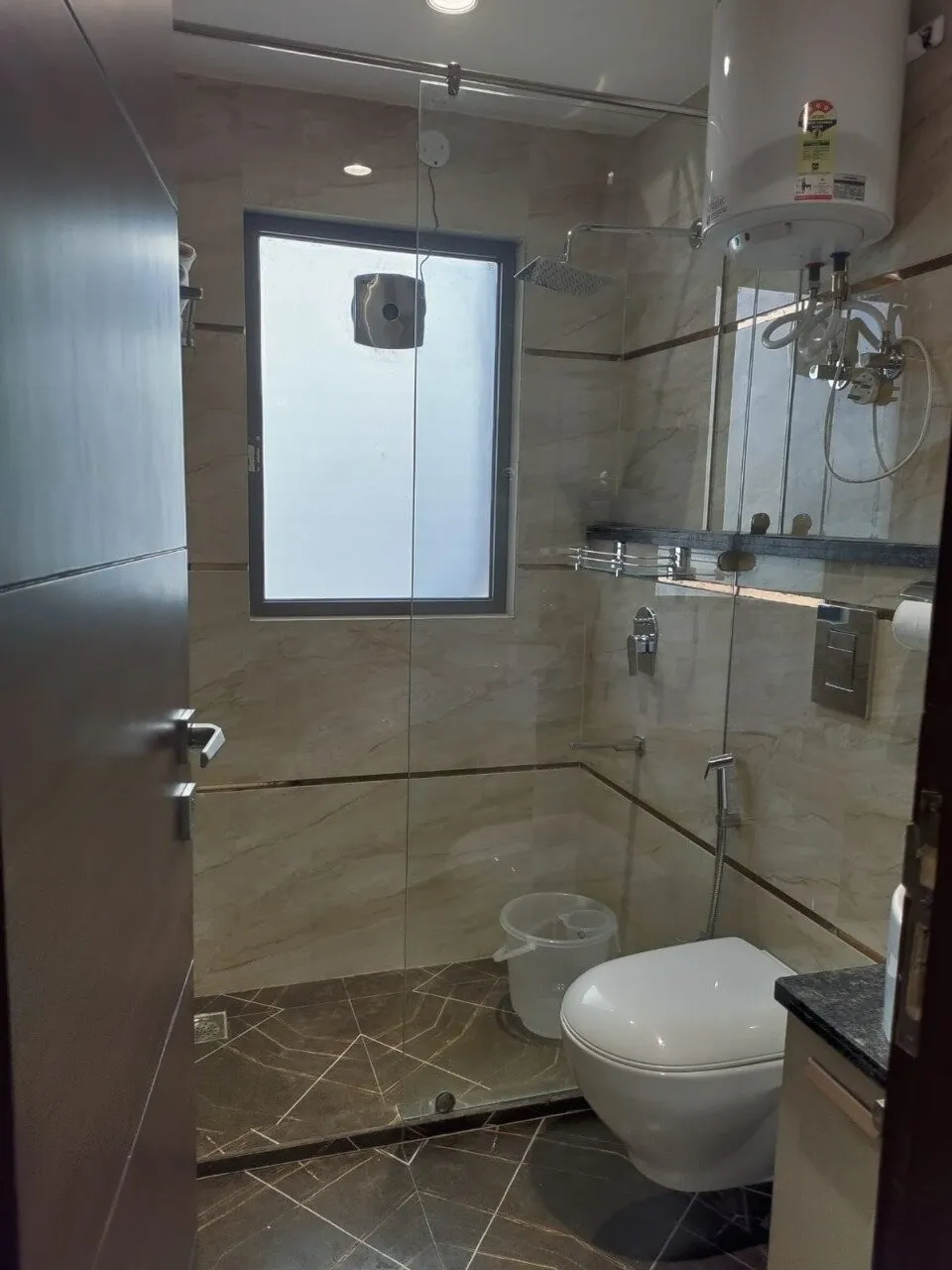 DLF Cyber city studio apartments near the airport and luxury bathrooms
