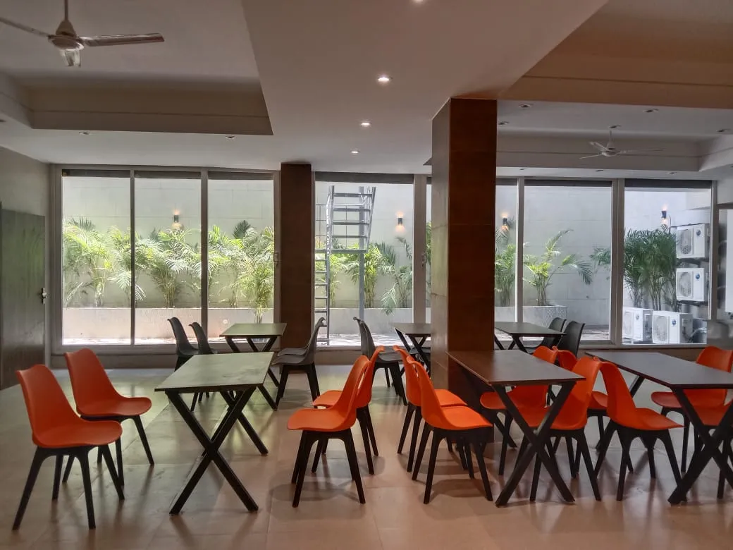 Lounge area in the basement area of the dlf cyber city and there is the ability to sit and enjoy the lounge
