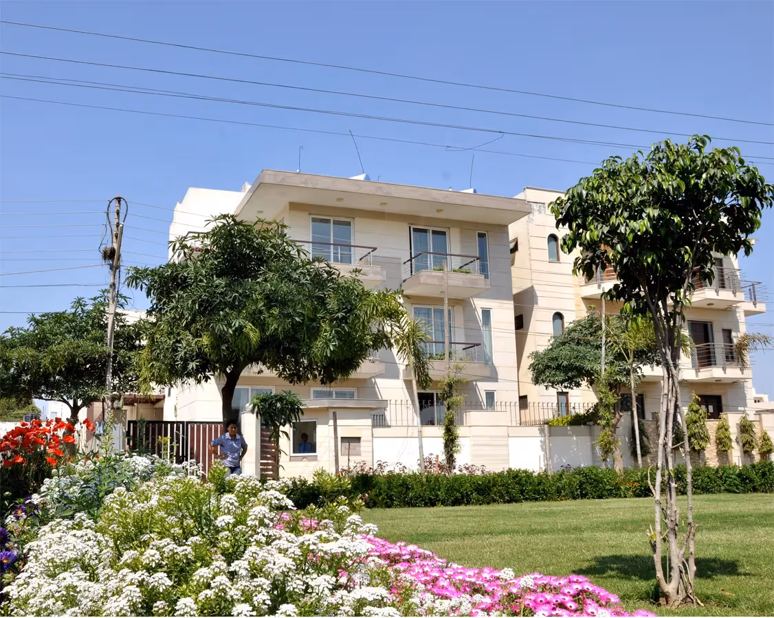 Perch Front Lawn- Service apartment Gurgaon