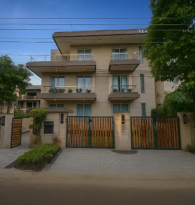 Perch Serviced Apartments Sector 40 Gurgaon – spacious accommodation near HUDA City Centre and Medanta Hospital.