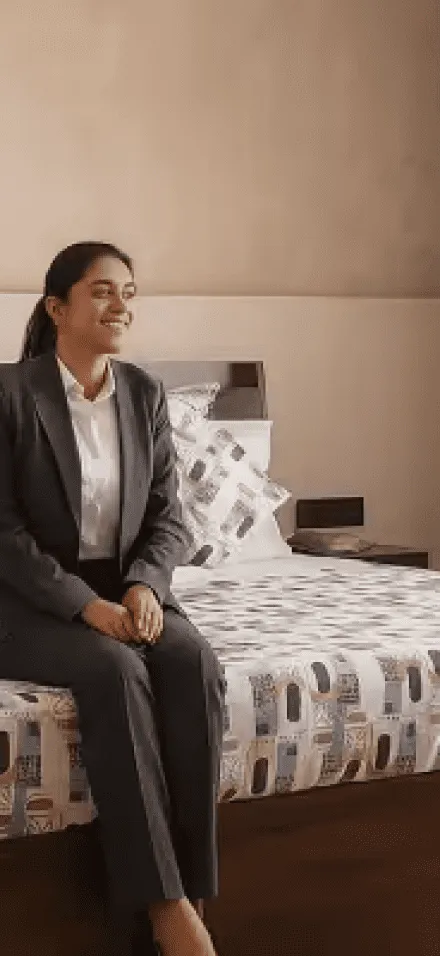 Luxury serviced apartment interior in DLF Cyber City Gurgaon by Perch Serviced Apartments