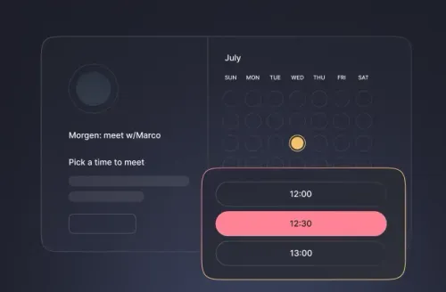 Morgen built-in scheduler