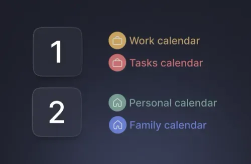 Morgen calendar sets