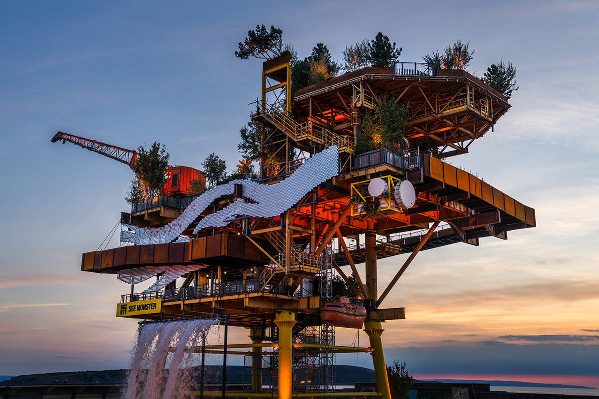 SEE Monster art installation image