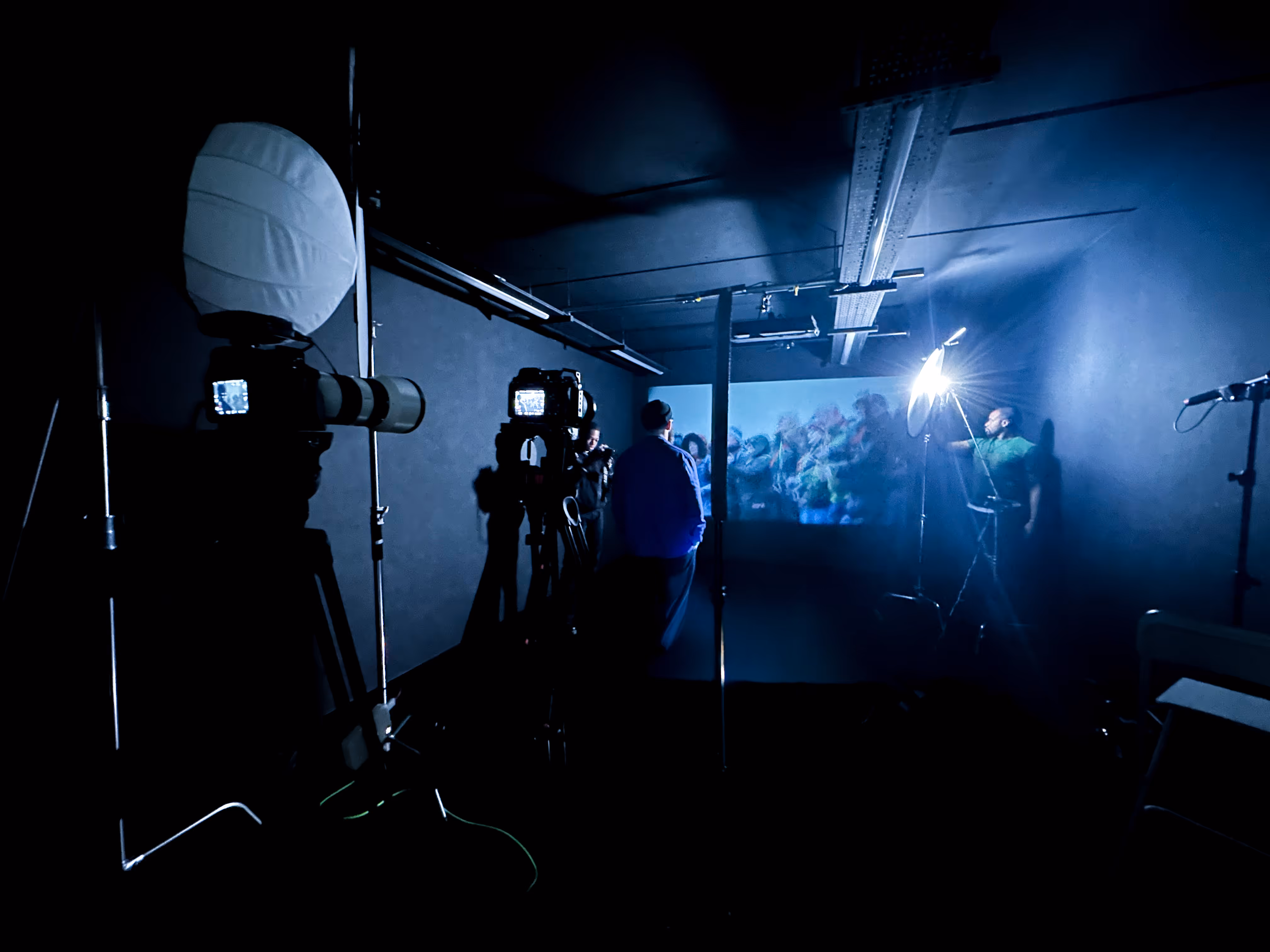 BTS Image of a shoot