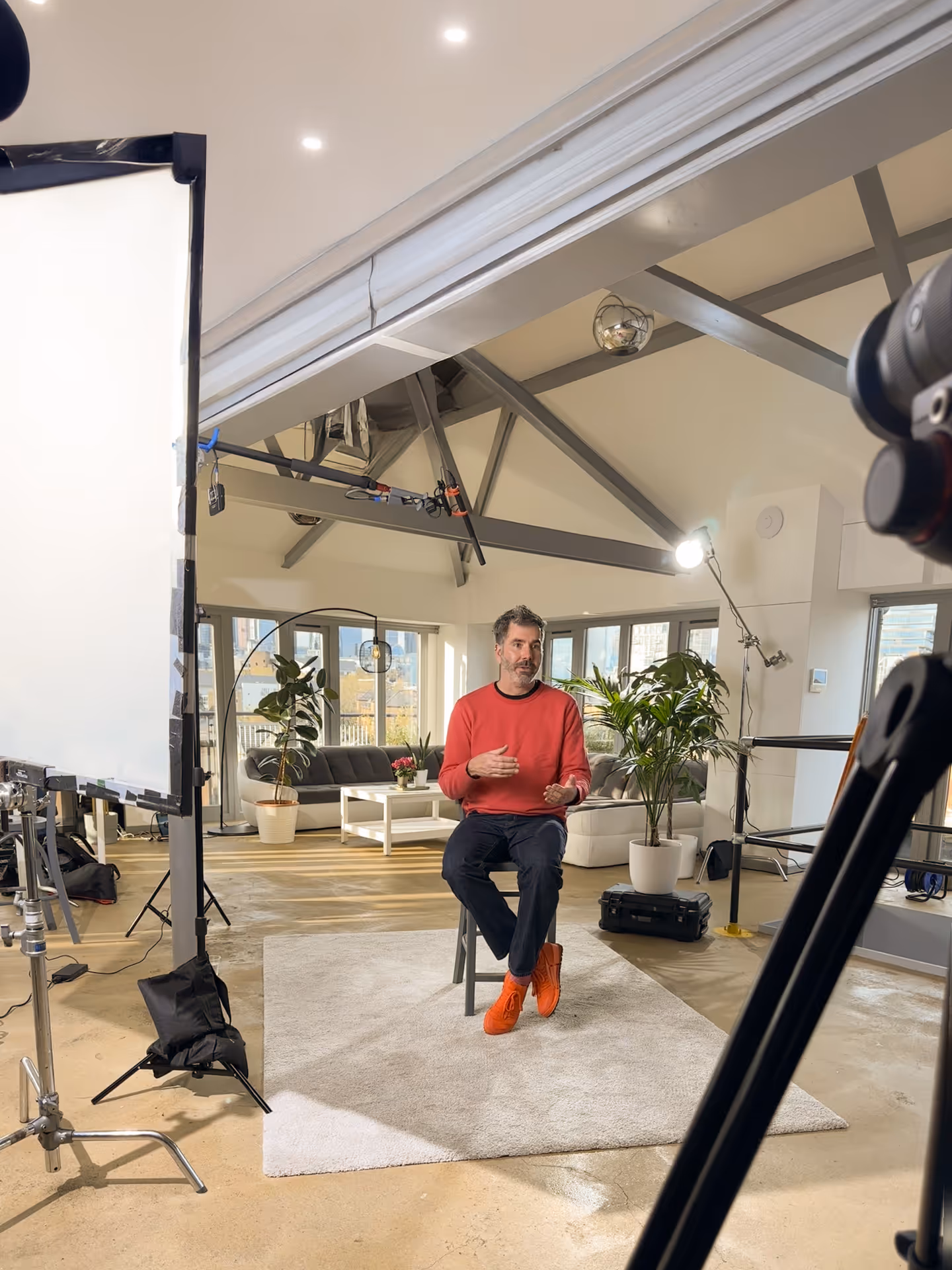 BTS Image of a shoot