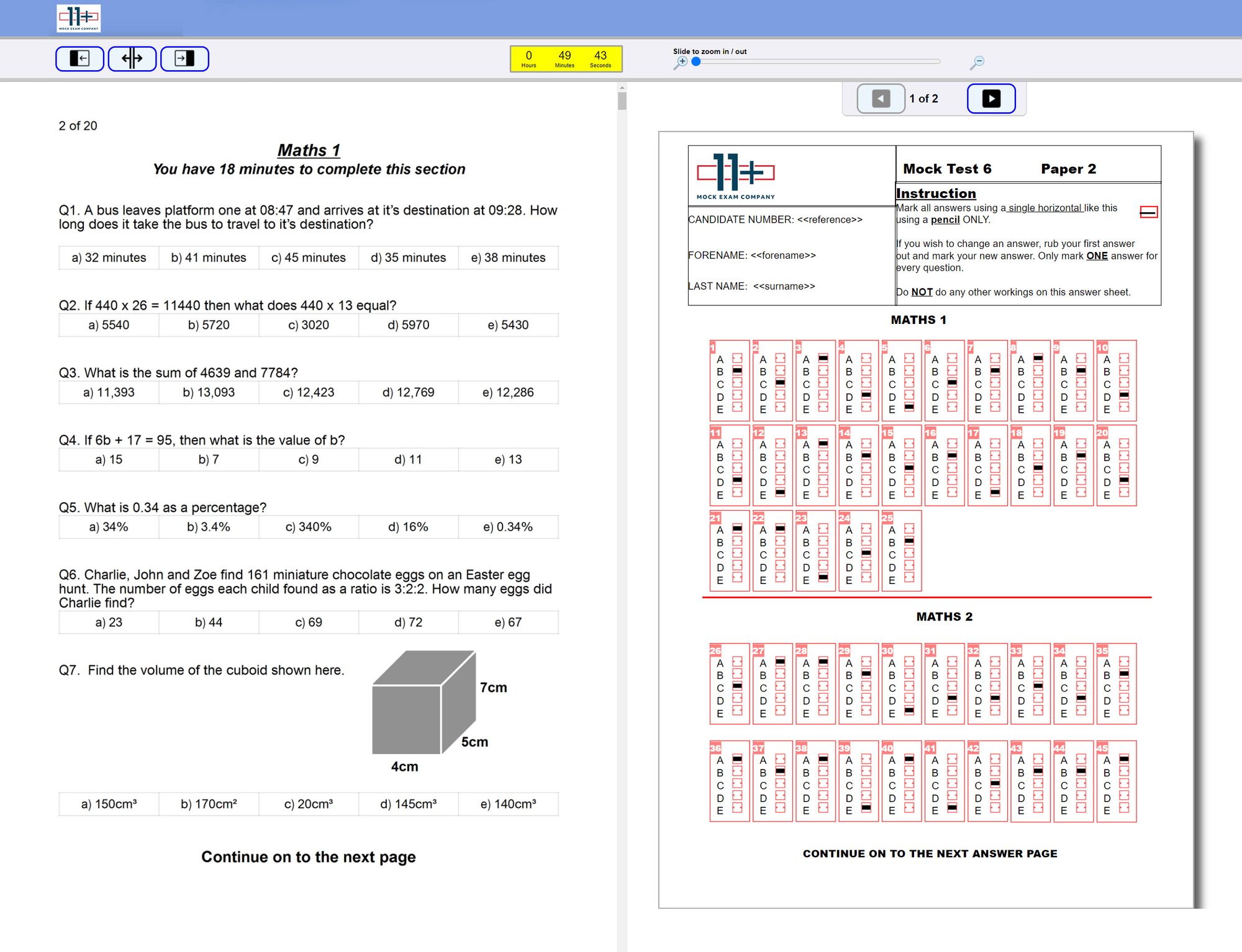 11+ Mock Exams Birmingham, Warwickshire & Gloucestershire | Realistic ...