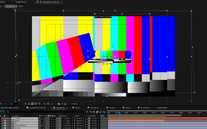 Aviso de archivos faltantes en After Effects