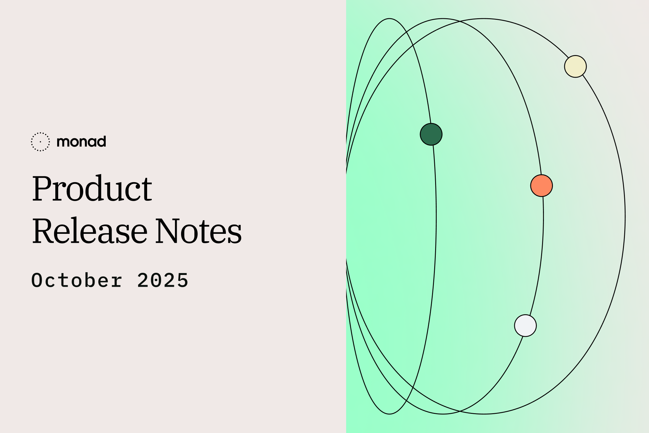 Product Release Notes: October 2025