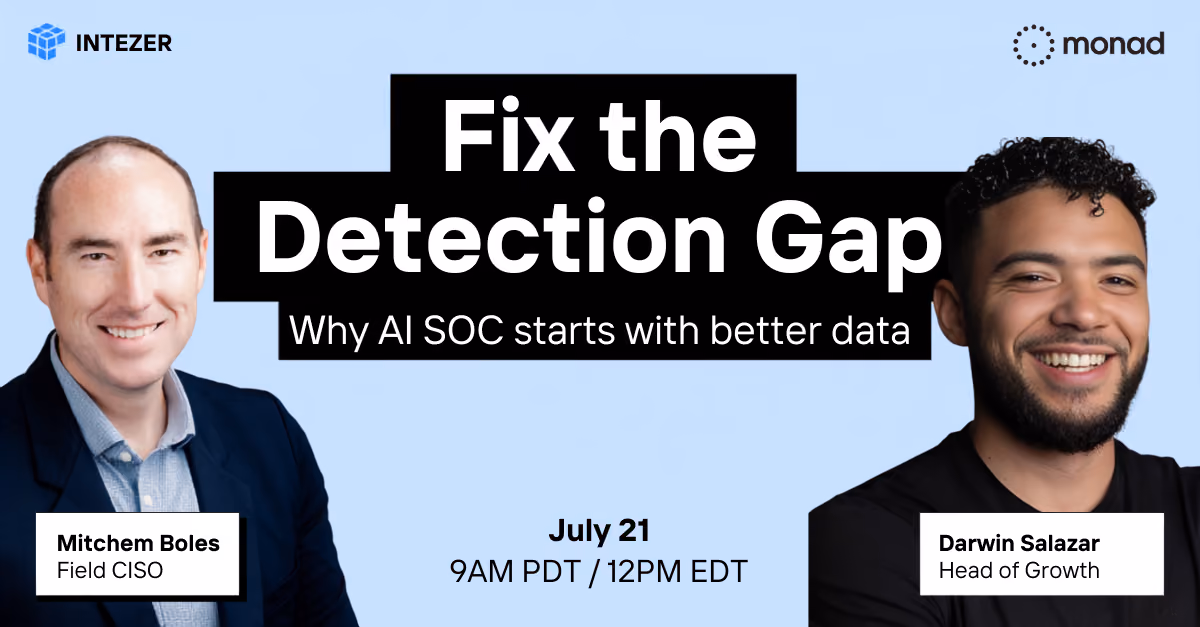AI SOC LIVE: Fix Detection Gaps at the Source with Better Data