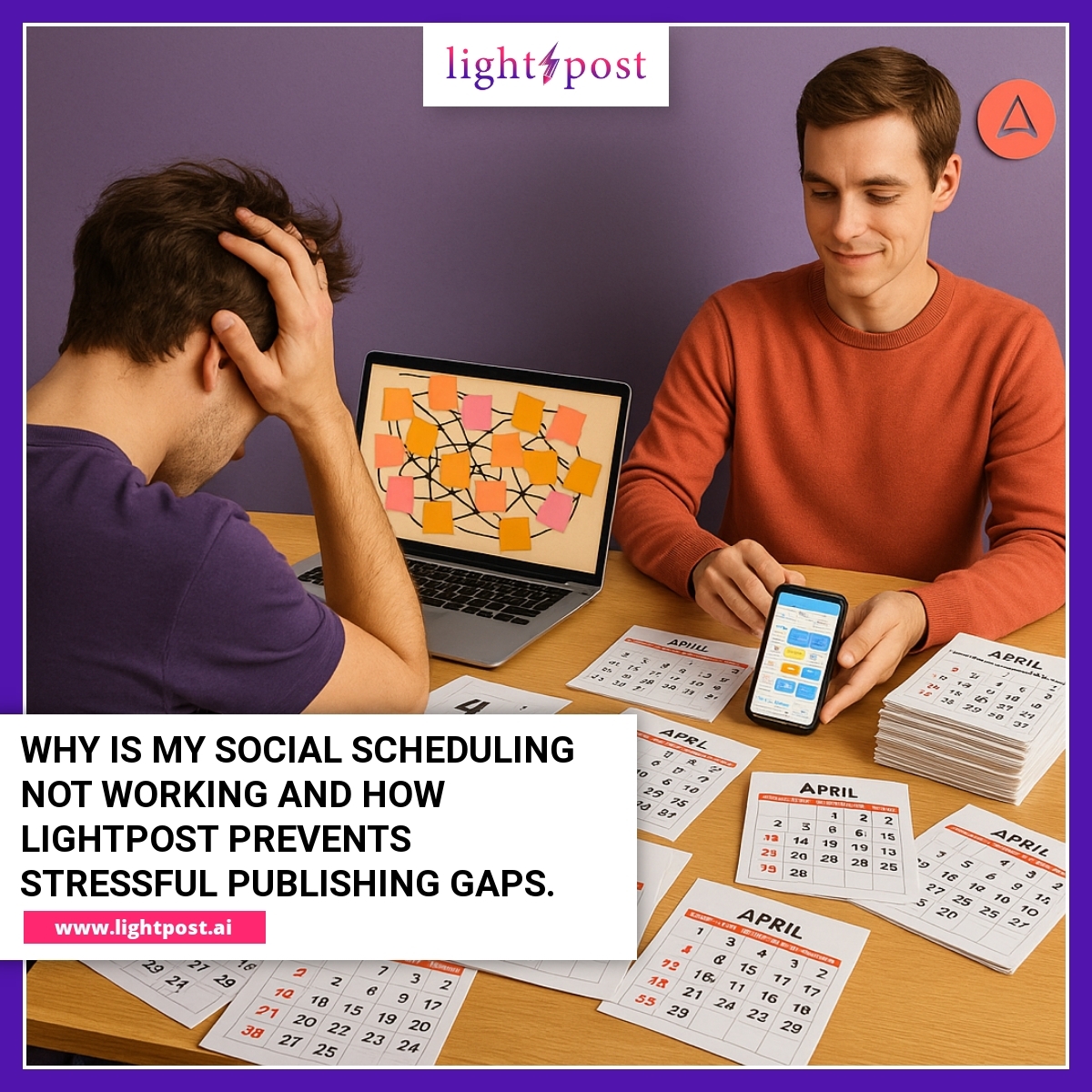 why is my social scheduling not working