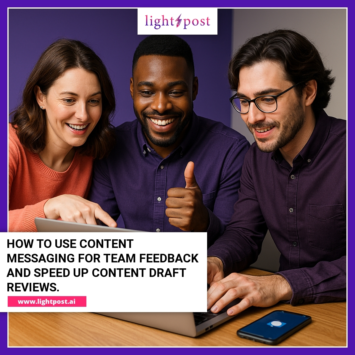 how to use content messaging for team feedback