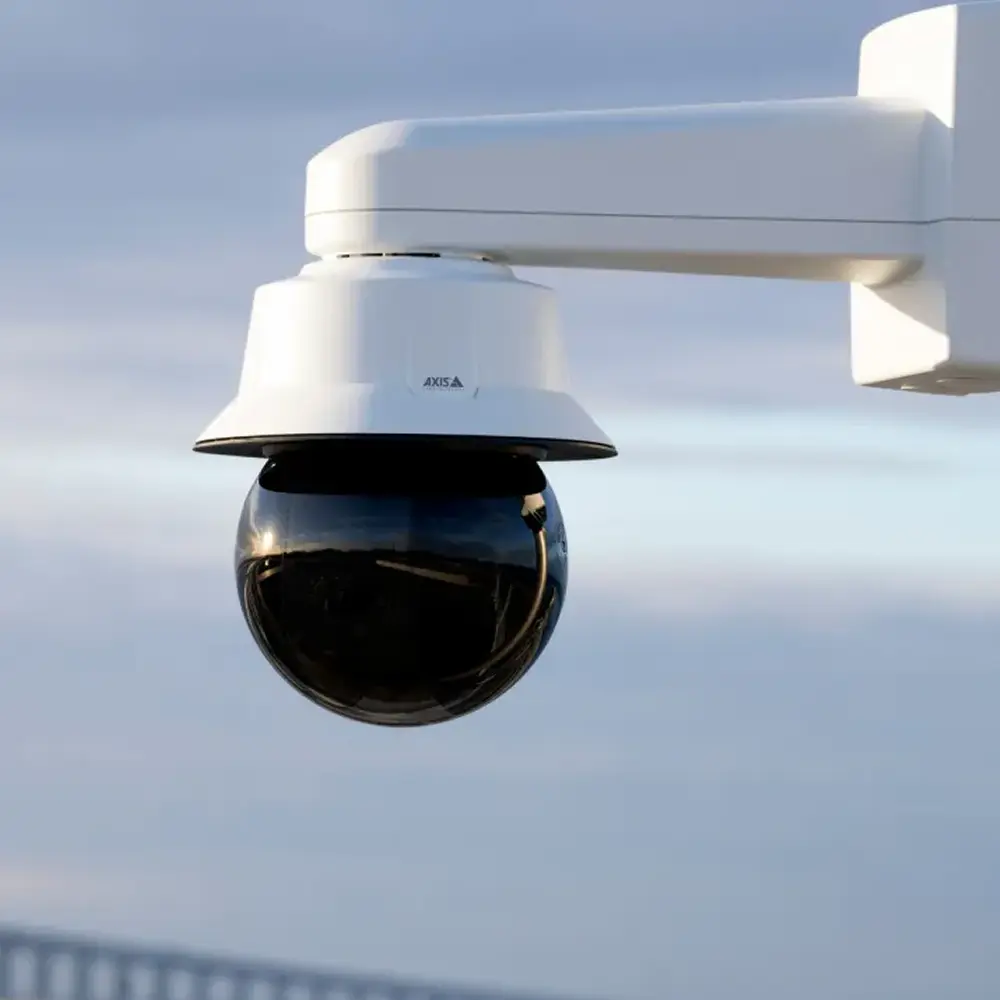 AXIS Q64 PTZ security camera for continuous monitoring of a fixed location